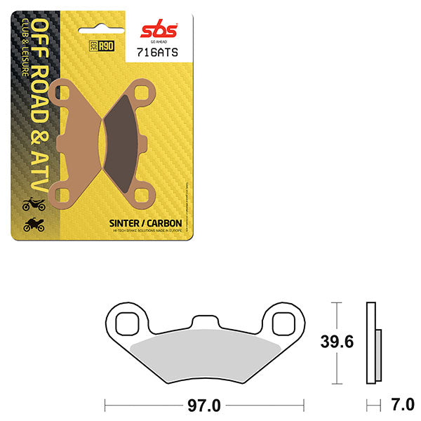 SBS SINTER BRAKE PAD  6460716100
