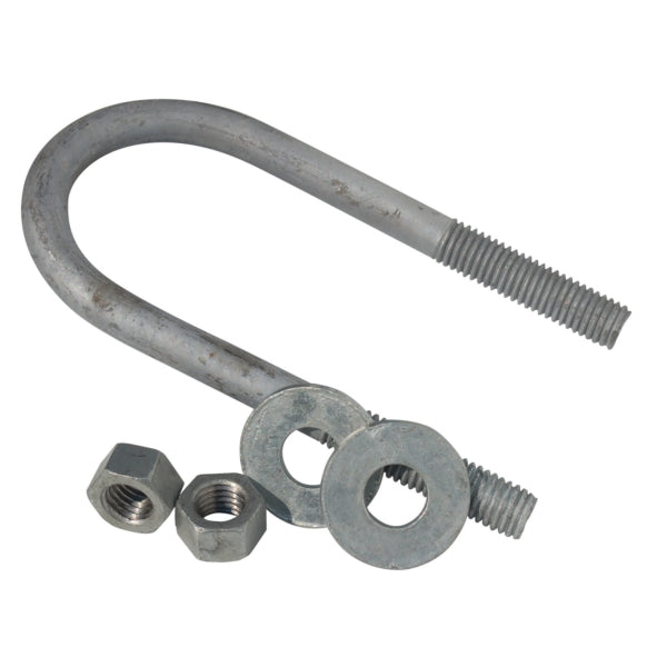TIEDOWN U-BOLT ROUND 1/2"X2-3/8"X5-3/8"GALV 86225