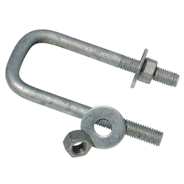 TIEDOWN U-BOLT SQUARE 3/8"X1-5/8"X3-9/16"GALV 86227