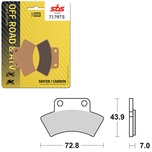 SBS SINTER BRAKE PAD  6460717100