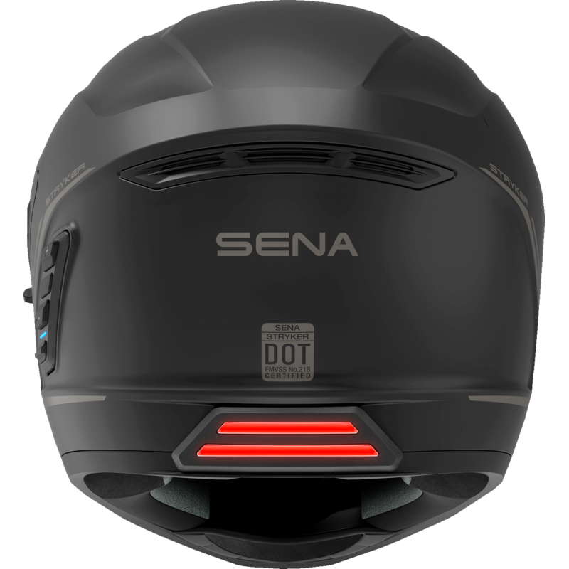 SENA STRYKER SMART HELMET FULL-FACE MATT BLACK XL SIZE DOT STRYKER-MB0XL1