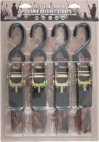 ERICKSON RATCHETING TIE-DOWN CAMO 1  X10 01419