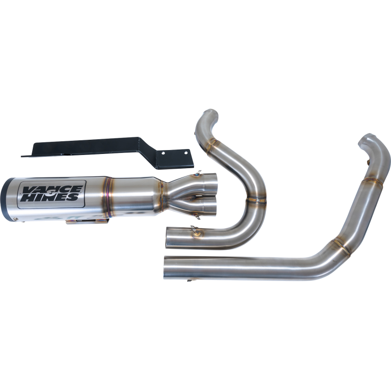 VANCE & HINES EXHAUST 2-1 HI OUTP BRUSH SS 17+FL 27321