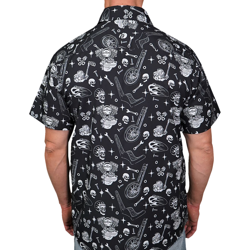 LETHAL THREAT SHIRT CHOPSHORT BLK 3X MG60131XXXL