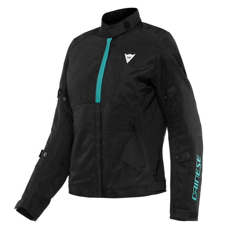 DAINESE RISOLUTA AIR TEX LADY JKT BLK/ACQUA 38 2735249-26F-38