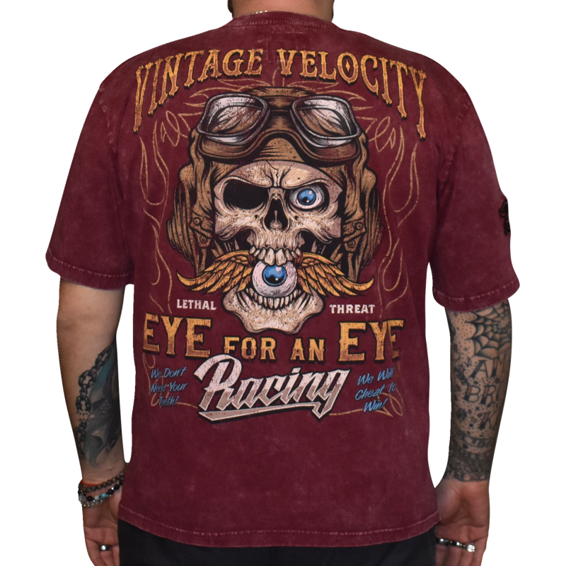 LETHAL THREAT TEE VV EYE4EYERACE RED 3X VV40179XXXL