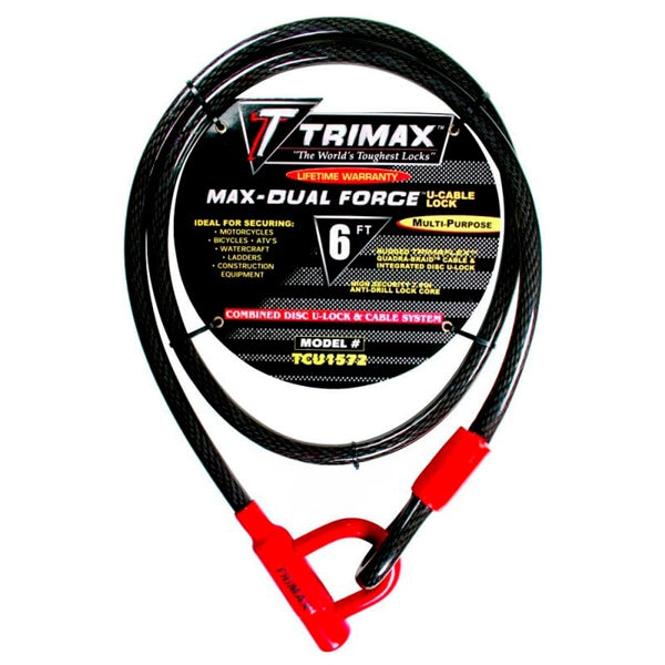 TRIMAX SHACKLE U-LOCK 72"X15MM TRIMAX TCU1572