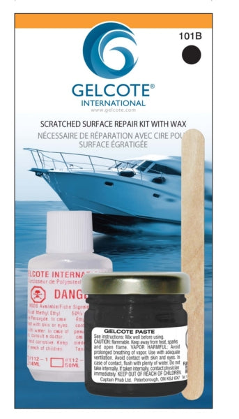 CAPTAINPHAB GELCOTE REPAIR KIT, BLACK GI-01220