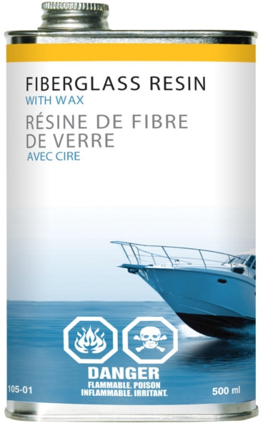 CAPTAINPHAB POLYESTER LIQUID RESIN 500ML & HARDENER GI-05010