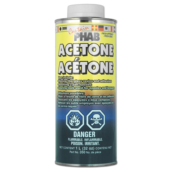 CAPTAINPHAB **(DG) ACETONE, 1 LITRE 350