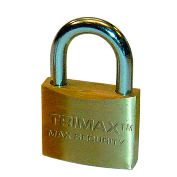 TRIMAX PADLOCK BRASS 1-1/8?X5/16? TRIMAX TPB1125