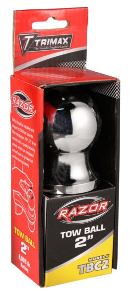 TRIMAX TOW BALL 2   CHROME TBC2