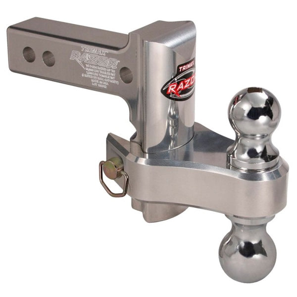 TRIMAX DROP HITCH ADJUSTABLE 4" ALU TRIMAX TRZ4AL-RP