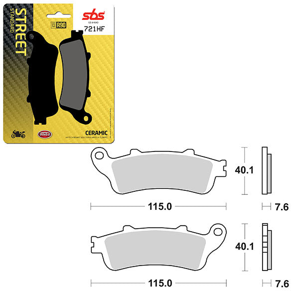 SBS ATV/UTV CERAMIC BRAKE PAD  6190721100