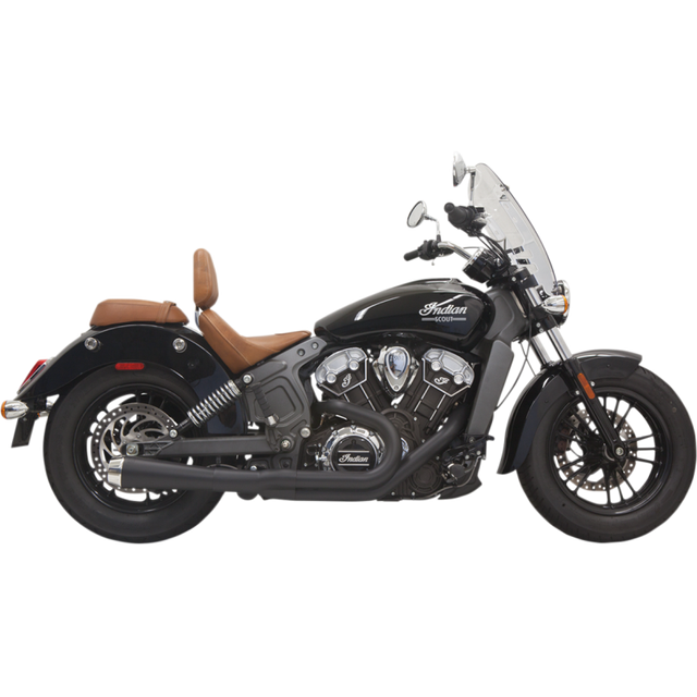BASSANI XHAUST 15-21 SCOUT R/R SHRT MEGA FS 2:1 BLK 8S12JB