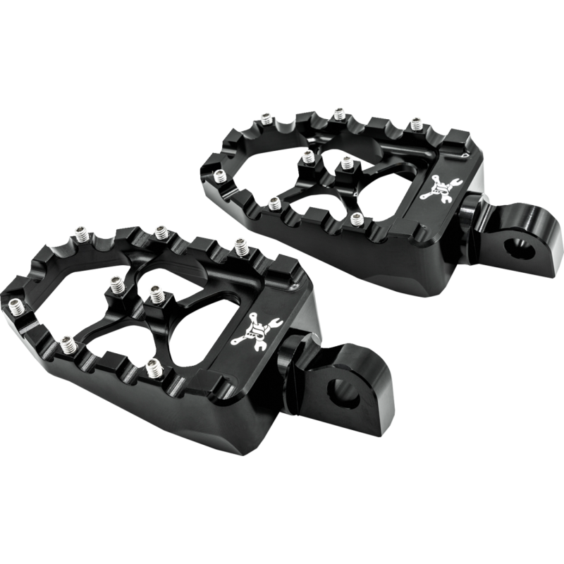 BURLY BRAND MX-EVOLUTION PEGS - BLK (SPORTSTER & DYNA) B13-1015B