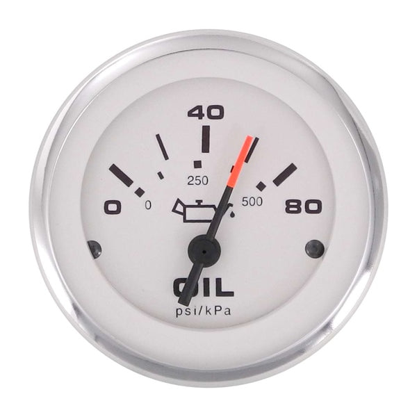 SIERRA OIL PRESSURE, LIDO FOG RESISTANT 2" 0-80 59653P