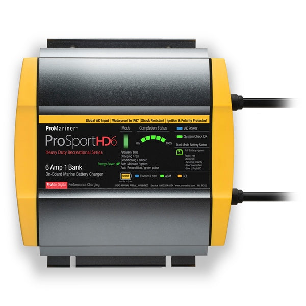 PROMARINER BATTERI CHARGER PROSPORTHD 6AFPC 1 BANK 44023