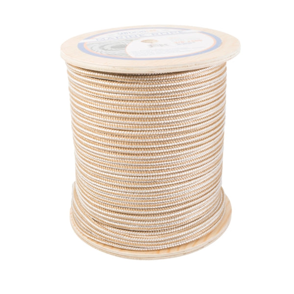 SEADOG DBLE BRAIDED NYL 3/8"X600  - GOLD/WHITE 302110600G/W