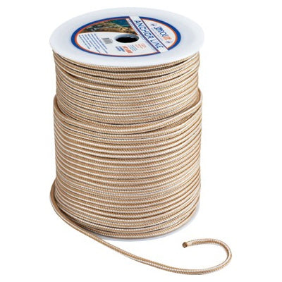 SEADOG DBLE BRAIDED NYL 1/2"X600  - GOLD/WHITE 302112600G/W