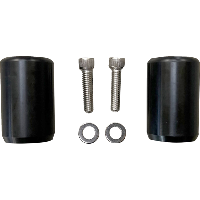 KODLIN REPLACEMENT ENDCAPS FOR REAR/ENGINE GUARDS BLACK (PAIR)  K59565