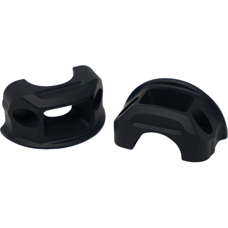 KODLIN BRAKE/CLUTCH PERCH CLAMP PAIR M8 SOFTAIL MODELS 2018- BLACK K56242