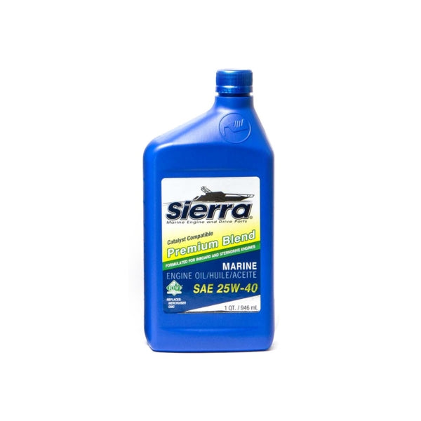 SIERRA CATALYST OIL 25W40 QUART SIERRA 18-9400CAT-2