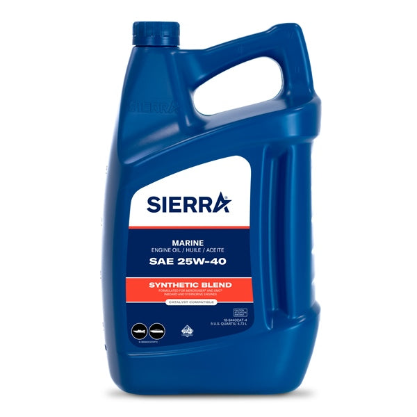 SIERRA CATALYST OIL  25W40 5 QUART QTY4 18-9440CAT-4