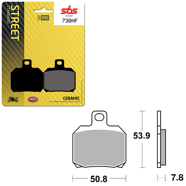 SBS ATV/UTV CERAMIC BRAKE PAD  6190730100
