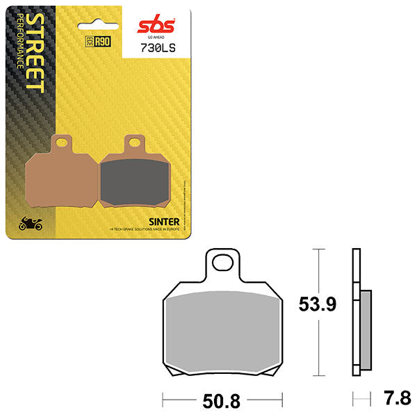 SBS PERFORMANCE LS SINTER BRAKE PAD  6260730100