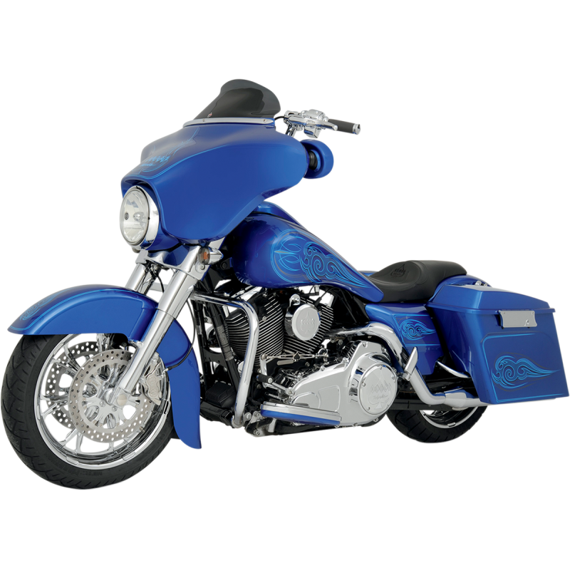 KLOCK WERKS 96-13 FLHT 6.5" DRK SMK FLARE W/SHIELD KWW-01-0199