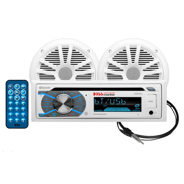 BOSS AUDIO RADIO KIT MR508UABW & MR6W & MRANT10 MCK508WB.6