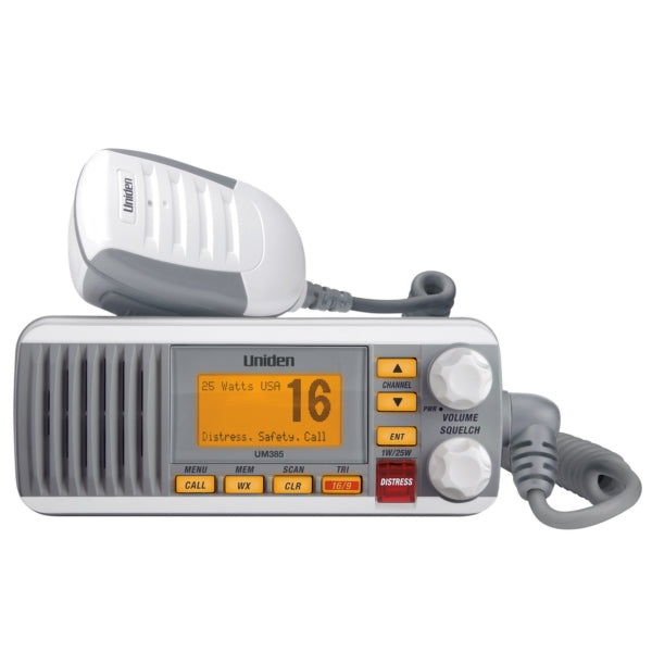 UNIDEN VHF RADIO FIXED 25W WH UM385