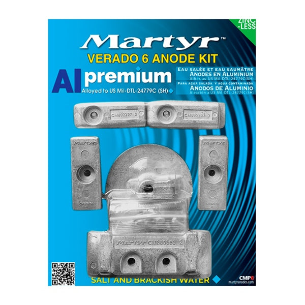 MARTYR ANODE KIT MERCU VERADO 6CYL MARTYR CMVERADO6KITA