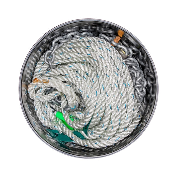 TITANMARINEPRODUCTS ANCHOR ROPE 3 STRAND 1/4-50 X 1/2-200 CAR3S12200H1450