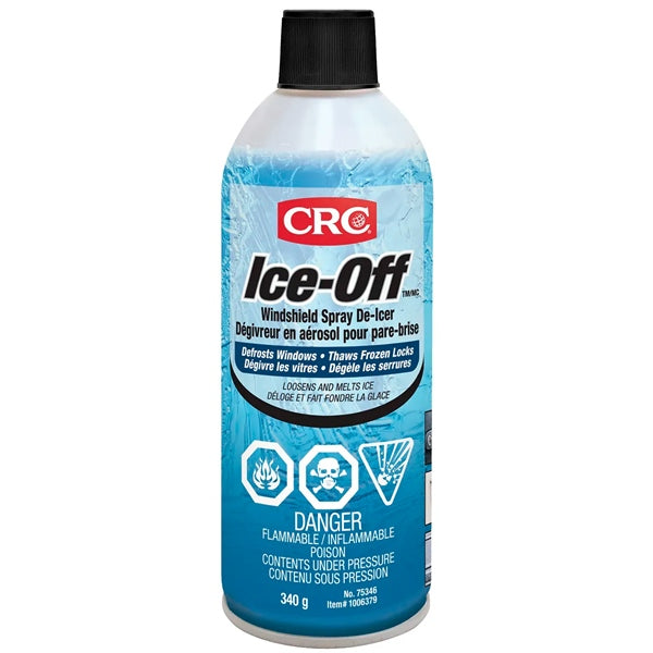 CRC SPRAY DE-ICER ICE-OFF WINDSHIELD 340G 75346