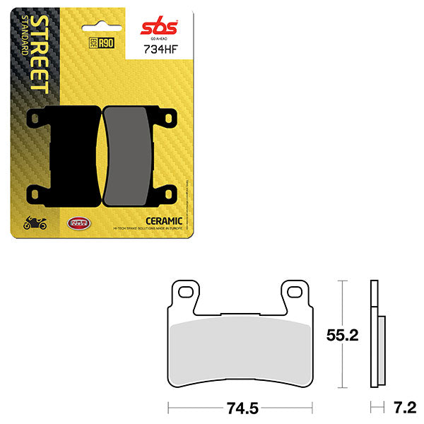 SBS ATV/UTV CERAMIC BRAKE PAD  6190734100