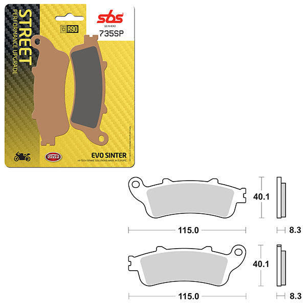 SBS SP EVO SINTER BRAKE PAD  6390735108