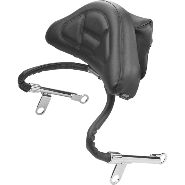 SHOW CHROME DRIVER BACKREST KIT BLACK 52-637