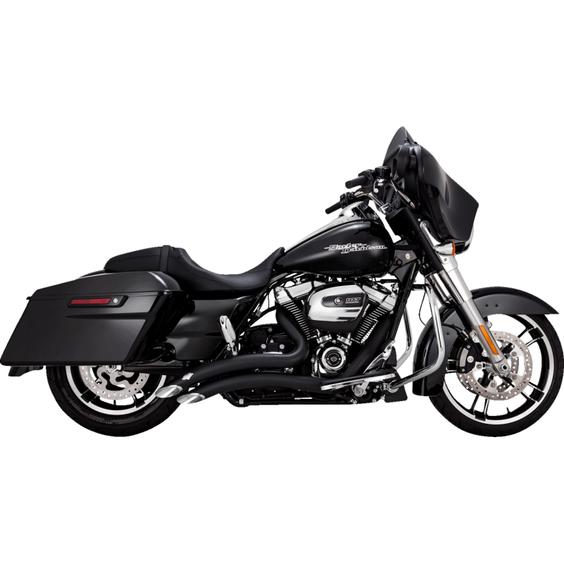 VANCE & HINES EXHAUST BIG RADIUS BLK PCX 17+FL 46373