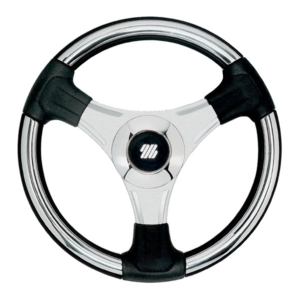 UFLEX SPOKE 3 SILVER W/CHROME INSERT UFLEX BUDELLI-CH/S