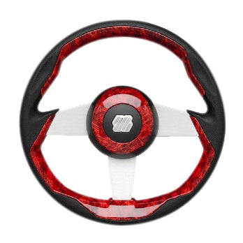 UFLEX GRIP 13.8" POLY BURL WOOD/SIL GRIMANI BR/S