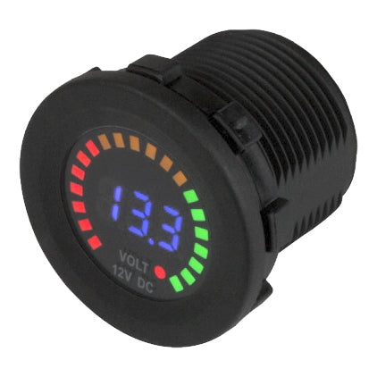 SEADOG METER VOLTAGE RND DUAL 5-15V 421617-1