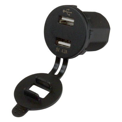 SEADOG SOCKET USB/VOLTMETER RND 426517-1