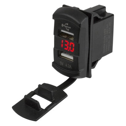 SEADOG SOCKET USB/VOLTMETER SWITCH 426527-1