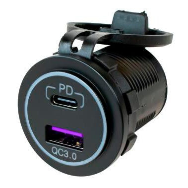 SEADOG POWER SOCKET USB 3.0/USB-C W/O LIGHT 426510