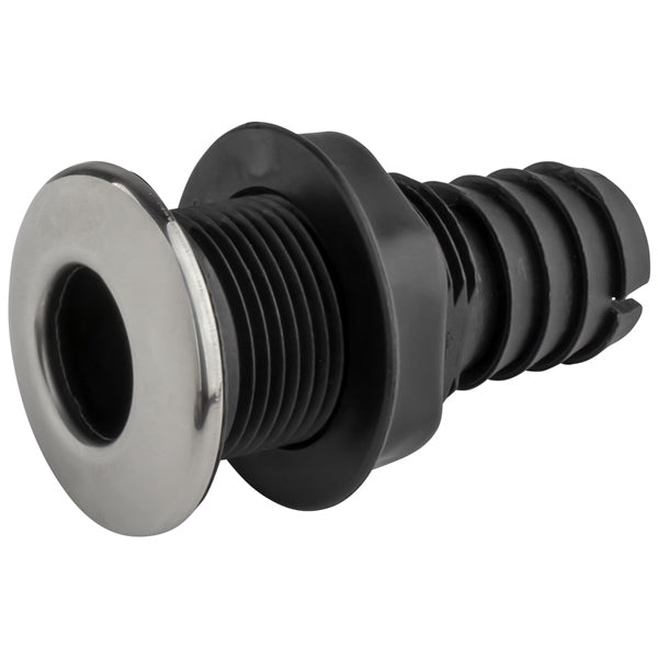 SEADOG THRU-HULL 1-1/2"CAPPED SS 520825