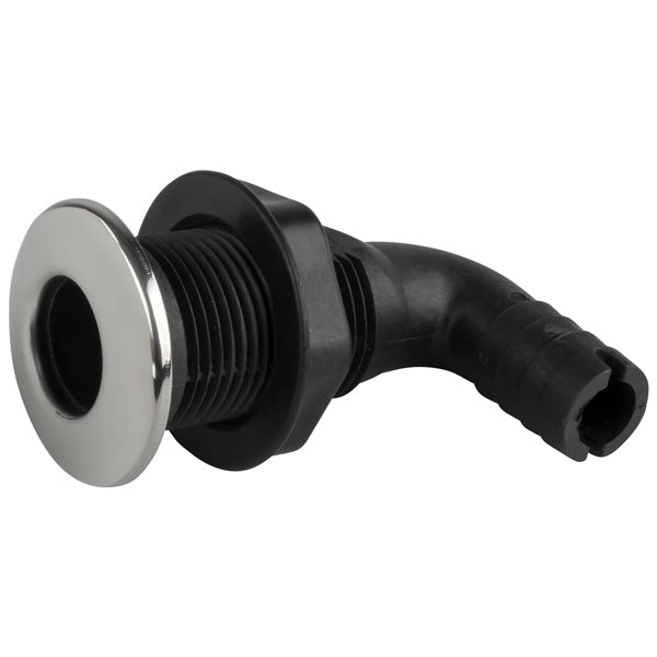 SEADOG THRU-HULL 90 DEG 1-1/8" CAPPED SS 520833