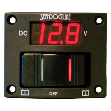SEADOG BATTERY TEST ROCKER SWITCH LED PANEL 425020-1