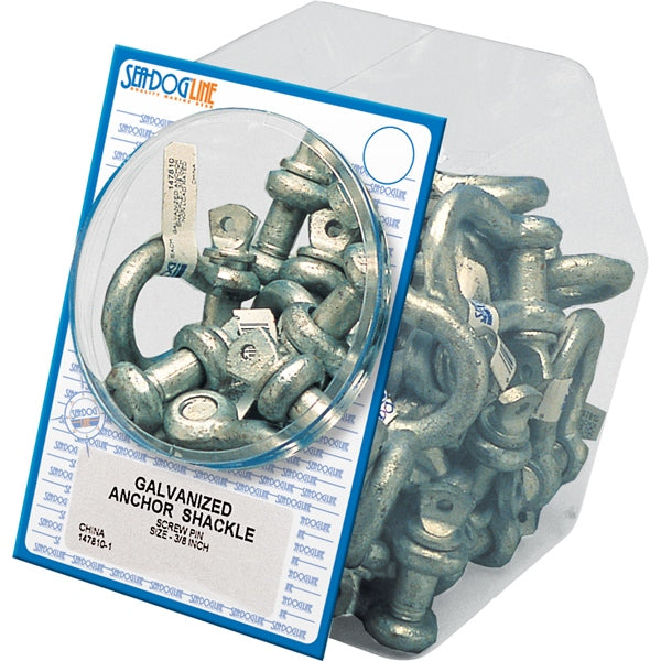 SEADOG DISPLAY SHACKLE 1/4" 50QTY 147806-5
